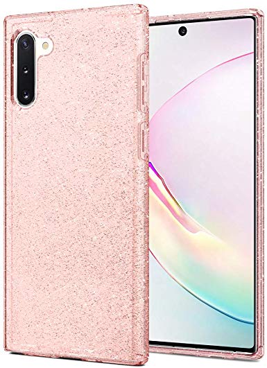 Spigen Liquid Crystal Glitter Designed for Samsung Galaxy Note 10 Case (2019) - Rose Quartz