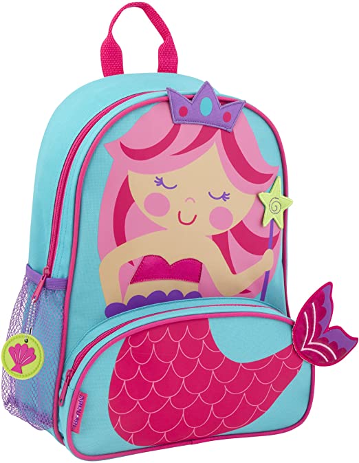 Stephen Joseph Girls' Little Sidekicks Backpack, Owl, Navy