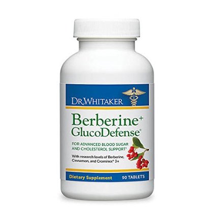 Dr. Whitaker's Berberine   GlucoDefense, Powerful Berberine and Cinnamon Supplement, 90 Tablets (30-Day Supply)