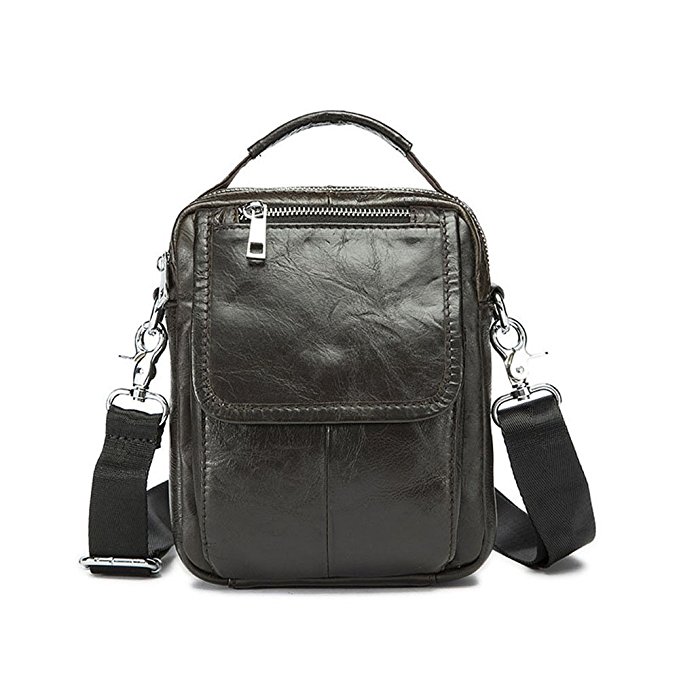 Stepack Fashion Casual Genuine Leather Bag Messenger Bag Men Shoulder Bag
