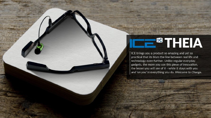 ICE Theia - Wearable Video Camera Glasses with Drive Safe Assist