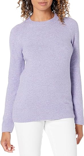 Amazon Essentials Womens Classic-fit Soft-Touch Long-Sleeve Crewneck Sweater