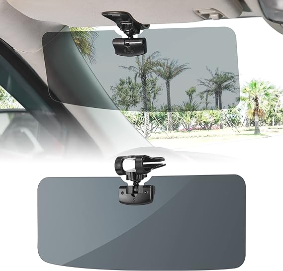 JOYTUTUS Sun Visor for SUV, Polarized Sun Visor Extender for Car, Universal UV400 Car Visor Extension Anti-Glare Easy to Install, Protect from Glare/UV Ray/Stray Light