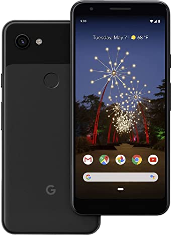 Google Pixel 3A XL (64GB, 4GB) 6.0" Display GSM/CDMA Unlocked (AT&T/T-Mobile/Verizon/Sprint) 4G LTE International Model (Just Black)