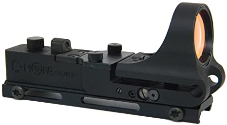 C-MORE Systems Railway Red Dot Sight with Click Switch