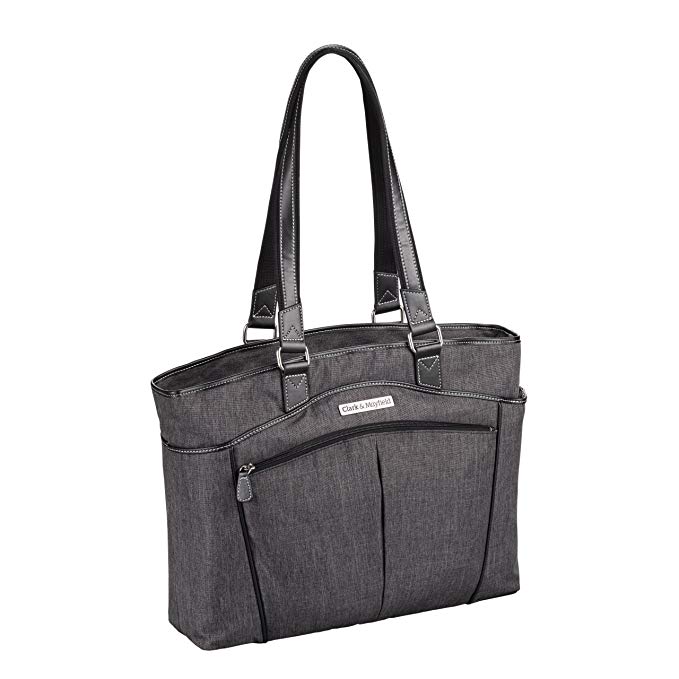 Clark & Mayfield Reed Laptop Handbag 17.3" (Black)