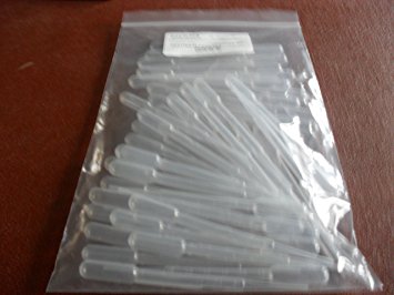 PIPETTES- (PLASTIC DROPPING) GRADUATED 3ML PACK OF 100 by Medline