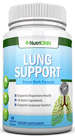 Lung Cleanse - Powerful Lung Detox Program - 100% Vegetable Based - Great for Smokers - Supports Respiratory Health - Helps Reduce The Production of Mucus - Promotes Comfortable Breathing