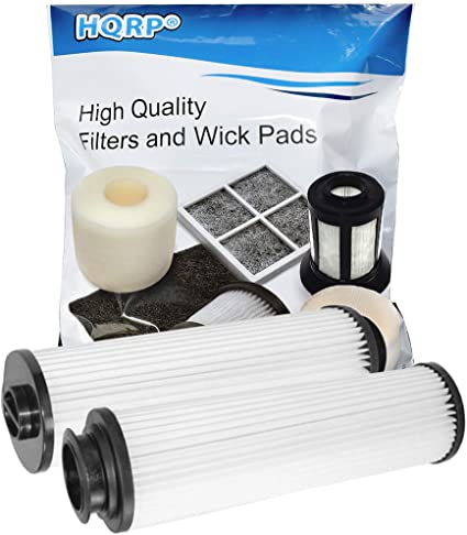 HQRP 2-Pack HEPA Filter compatible with Hoover Windtunnel, EmPower, TurboPower 4900, 4600, Savvy TurboPOWER 7300, 7400 Bagless Combo Upright Vacuum Cleaners; part 40140201, 42611049, 43611042 Replacement