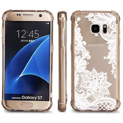Case for Galaxy S7,Cutebe Ultra Hybrid Shockproof Hard PC  TPU Bumper Case Scratch-Resistant Cover for Samsung Galaxy S7 2016 Release