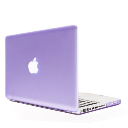 Smart TechTM PRO 13-inch Matte Rubberized Hard Case for Macbook Pro 133 ModleA1278Not Fit with Retina Newest Version Shell Cover New-Purple