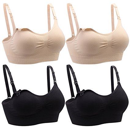 Mirity Women's Maternity Nursing Bras Sleep Comfortable Breastfeeding Brassiere