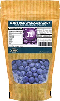 Purple Milk Chocolate M&M's Candy (1 Pound Bag)