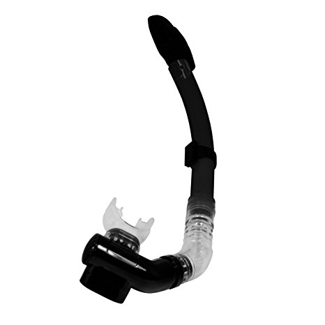Fishtown Diving Snorkels – 17.5 inch Dual Valve Easy Breathe Snorkel, Reduces Water Intake, Mouthpiece Swivels for Optimum Comfort, Ideal for Water Sports, Promotes Proper Body Position and Technique