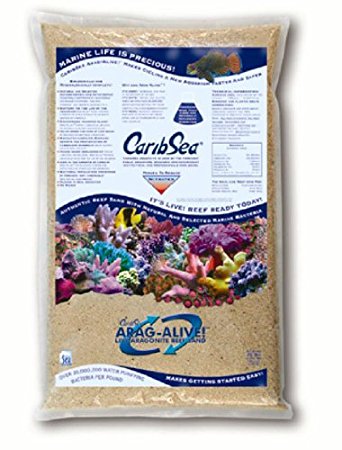 CaribSea Arag-Alive 20-Pound Special Grade Reef Sand, Fiji Pink