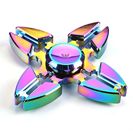 FAVOLOOK Colorful Hand Spinner Tri Fidget EDC Toy Bearing ADHD Toys Stress Relief Restless Fidget Finger Spinner Focus Toys