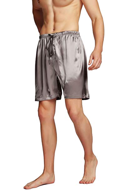 Men’s Silk Pajama Boxer Shorts