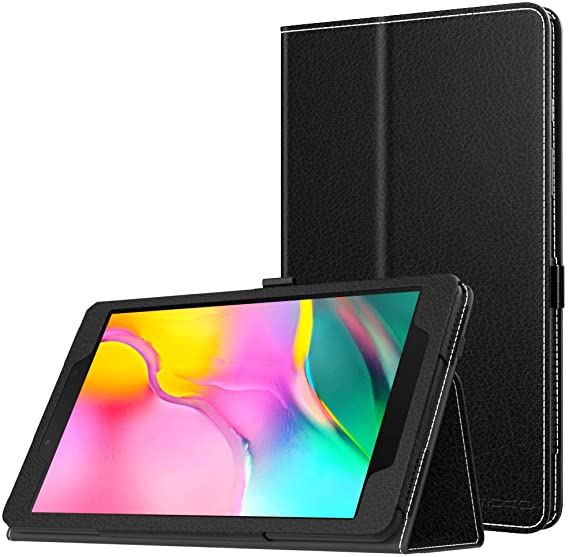 MoKo Case Fit Samsung Galaxy Tab A 8.0 T290/T295 2019 Without S Pen Model, Ultra Lightweight Slim-Shell Stand Folio Cover Case for Galaxy Tab A 8.0 2019 Release Tablet - Black