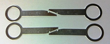 Audi Vw Mercedes Double Din Radio Removal Key Tool (2 Pair)