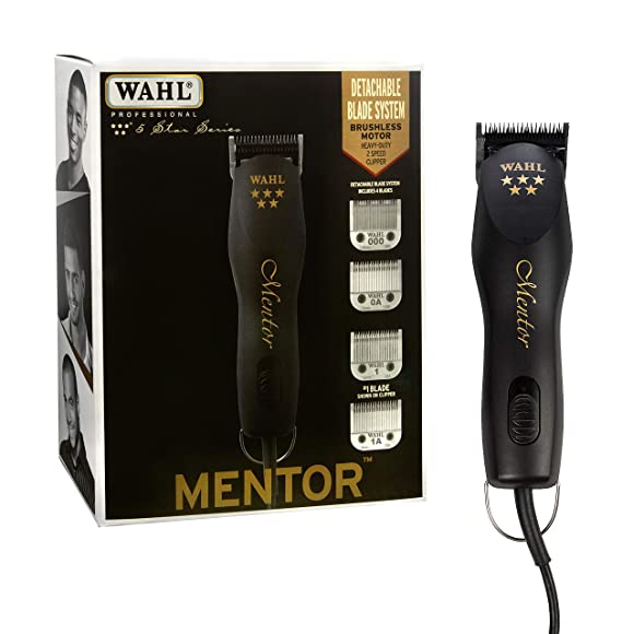 Wahl Professional Mentor Clipper Detachable Blade System,Brushless Motor #8235