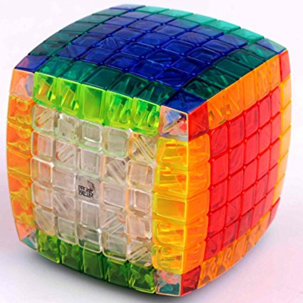 New!! Moyu Aofu 7x7x7 Speed Cube Puzzle Transparent Body