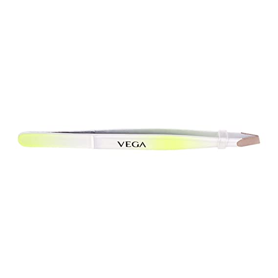 Vega Gorgeous Green Tweezer-Slant Tip, Silver, 20 g