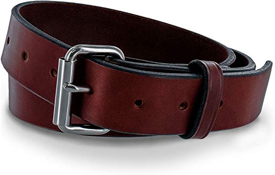 Hanks Gunner - USA Made Concealed Carry CCW Leather Gun Belt - 100 Year Warranty - 14 Ounce