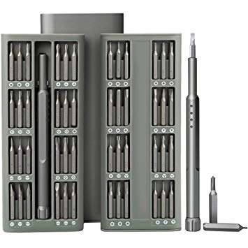 Mini Precision Screwdriver Set with Premium Quality Aluminum Case, 48 in 1 Small Magnetic Screwdriver Bit Repair Tool Kit for iPhone, Smartphone, iPad, PC, Cameras, Electronic Toys, Laptop, Eyeglasses, Watches and Other Appliances