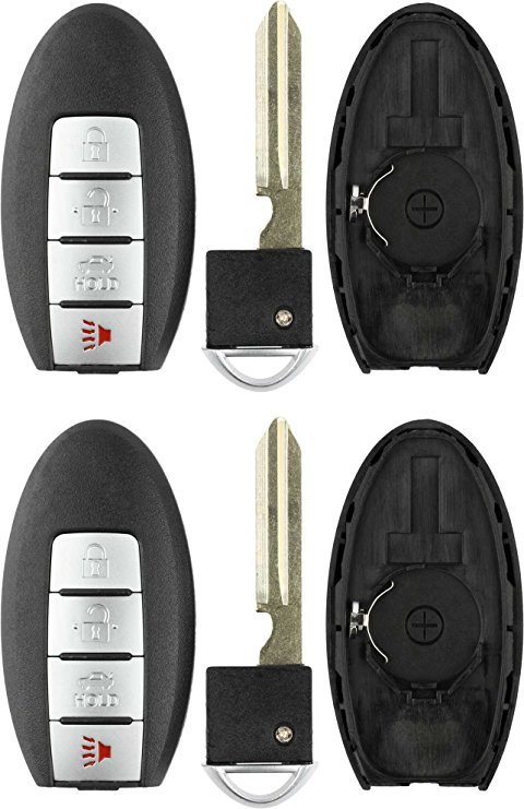Discount Keyless Entry Remote Control Car Key Fob Clicker For Nissan Sentra CWTWBU735 (2 Pack)