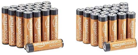 AmazonBasics Alkaline Battery Combo Pack | AA 20-Pack, AAA 20-Pack (May Ship Separately)