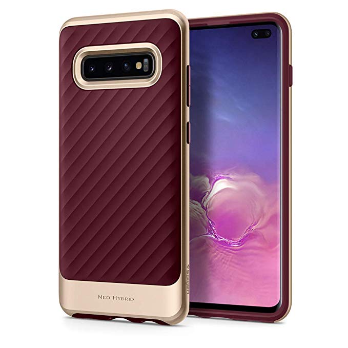 Spigen Neo Hybrid Designed for Samsung Galaxy S10 Plus Case (2019) - Burgundy