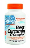 Doctors Best Curcumin C3 Complex with BioPerine 500 Mg Capsules 120-Count