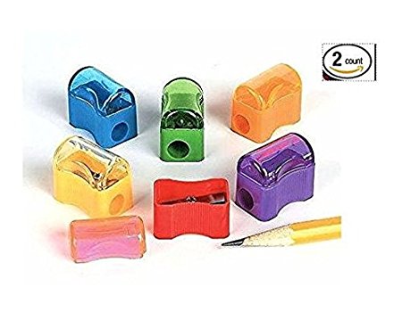 Bulk Plastic Pencil Sharpener Assortment (72 Pack) (2, 72 Pack)