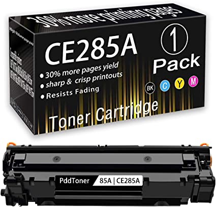 1-Pack Black 85A | CE285A Toner Cartridge Cartridge Replacement for HP Laserjet Pro M1212nf MFP M1217nfw MFP M1214nfh MFP m1216nfh MFP M1219nf MFP P1102w P1006 M1132 Toner Cartridge,by PddToner