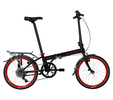 Dahon Speed D7 Street 20'' 7 Speed Folding Bicycle (Black/Red)