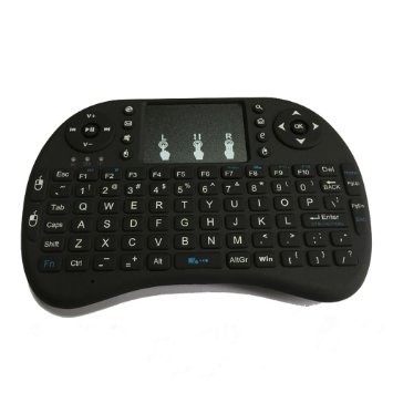 Mifanstech 2.4Ghz Mini Wireless Backlit Touchpad Keyboard and Mouse for PC, PAD, XBox 360, PS3, HTPC, Android Tv Box