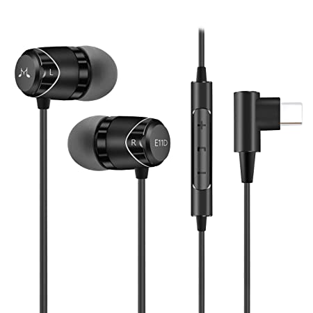 SoundMAGIC E11D in Ear Isolating USB-C Earphones with DAC (Gun Black)