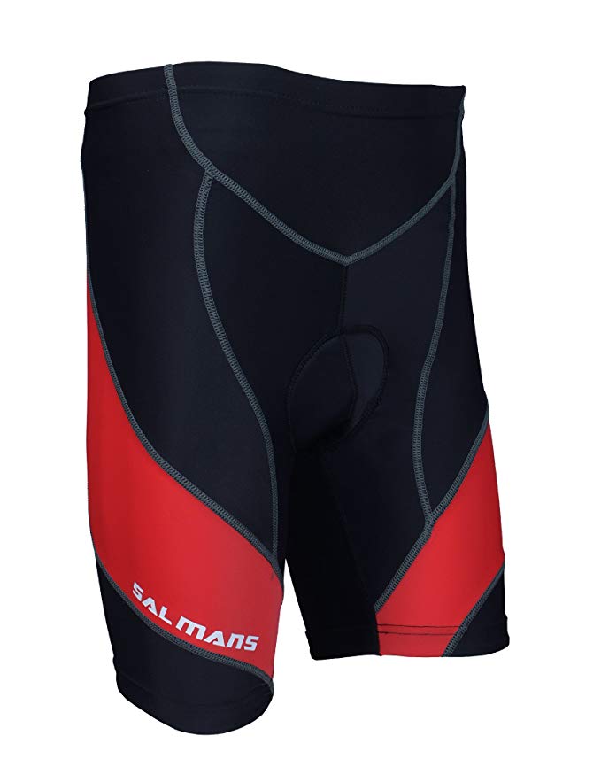 SALMANS Men's Cycling Shorts with 3D Gel Pad for and Performance(Cycling, Bike Shorts)