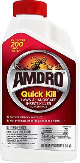 Amdro Quick Kill Lawn and Landscape Insect Killer Concentrate, 32-Ounce