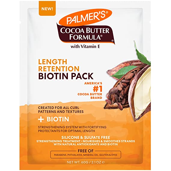 Palmer's Cocoa Butter & Biotin Length Retention Biotin Pack, 2.1 Ounce