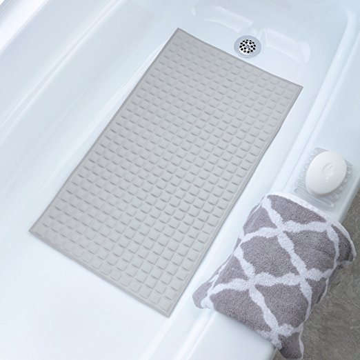 Pillow Top Safety Bath Mat - Gray