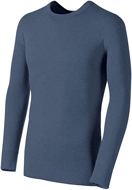 Duofold by Champion Originals Wool-Blend Men's Thermal Shirt_Blue Jean