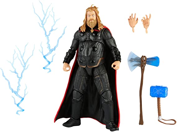 Marvel Hasbro Legends Series 6-inch Scale Action Figure Toy Thor, Infinity Saga Character, Premium Design, Figure and 5 Accessories