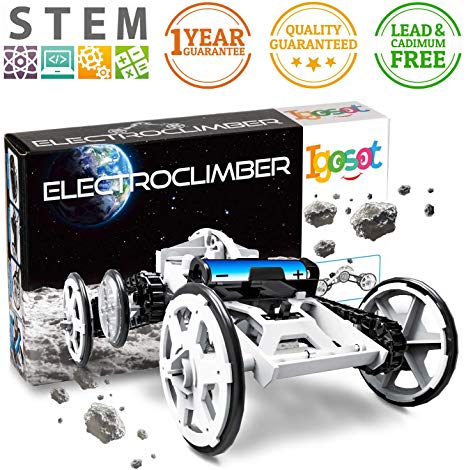 STEM Kits, Science Projects, 4WD DIY Assembly Electronic Building Toy Car, Climbing Vehicle Circuit Building Engineering Toy, Car Building Kit, STEM toys for kids 8 9 10 Years Old Boy/Girl, Gift Box