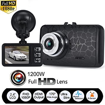 Iuhan® Fashion 1080P HD CAR DVR G-sensor IR Night Vision Vehicle Video Camera Recorder Dash Cam