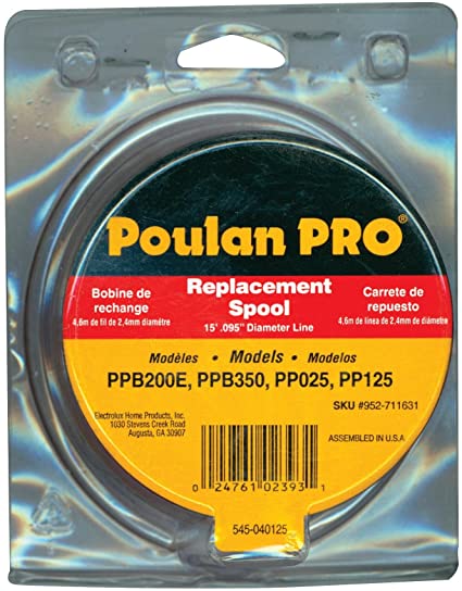 Poulan Pro PP125 String Trimmer line .095 Replacement Spool