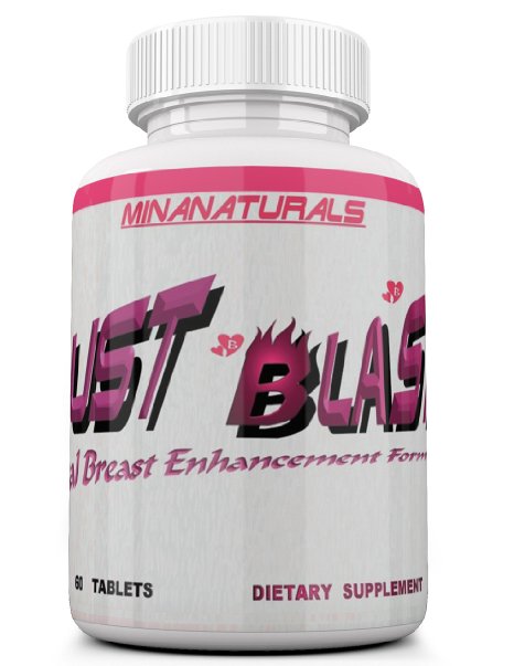 BUST BLAST female Breast Enhancement Pills - Natural Bust Enlargement - Increase and Firm 2 Cup Sizes 2600Mg Formula The Most Dense and Complete