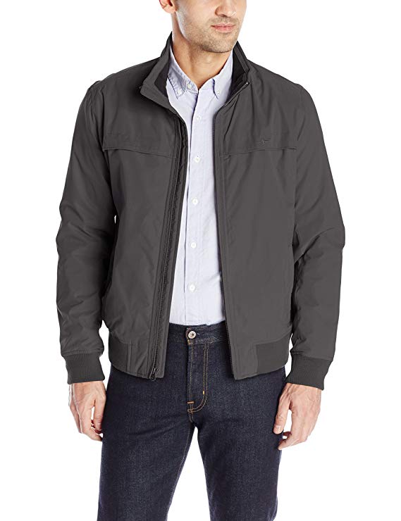 Dockers Men's Microtwill Golf Bomber Jacket