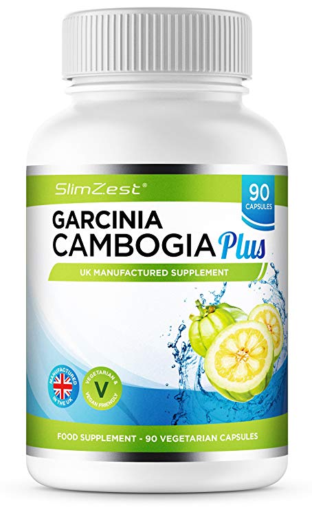 Garcinia Cambogia - 90 Capsules - 1500mg Daily Dosage - Premium Quality Supplement - UK Made - Vegetarian & Vegan Suitable - Optimum Strength for Maximum Results - Garcinia Clean for Men & Women
