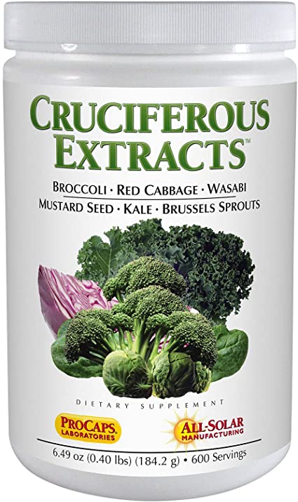 Andrew Lessman Cruciferous Extracts 600 Servings – High Levels of Glucosinolates and Sulforaphane from Broccoli, Red Cabbage, Mustard Seed, Wasabi, Brussels Sprouts and Kale Extracts, No Additives